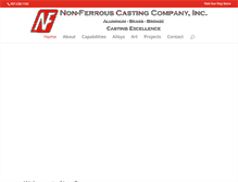 Tablet Screenshot of nonferrouscasting.com